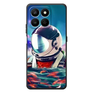 Силіконовый Чохол з принтом "Космонавти" на Huawei Honor 400 Smart (Космонавт у воді)