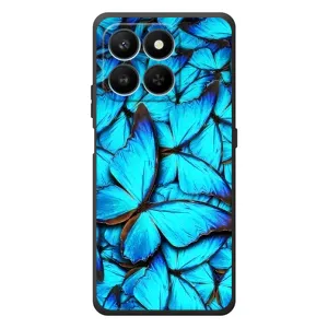 Силиконовый бампер с картинкой животных для Huawei Honor 400 Smart (Крылья бабочек)
