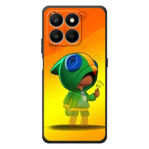 Чохол Бравл Старс для Huawei Honor 400 Smart (LEON в кофті)