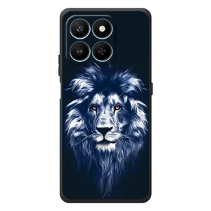Чохол з картинкою на Huawei Honor 400 Smart (Лев – синій)