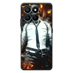 Силиконовый чехол с картинкой "Герой Pubg" на Huawei Honor 400 Smart (Man Пубг)