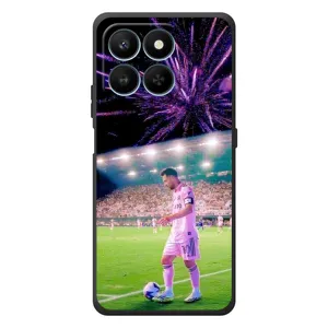 Чехлы Лео Месси в Майами на Huawei Honor 400 Smart (Месси в Майами)