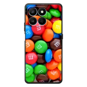 Чохол з зображенням смачної їжі для Huawei Honor 400 Smart (Різнокольорові M&M'S)