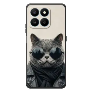 Чохол на тематику: Коти для Huawei Honor 400 Smart (Модний кіт)
