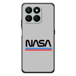 Силиконовый бампер с принтом "Наса" на Huawei Honor 400 Smart (Наса)