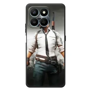 Силиконовый чехол с картинкой "Герой Pubg" на Huawei Honor 400 Smart (Пабг)