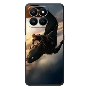 Чехол дракон Беззубик для Huawei Honor 400 Smart (Полет Беззубика)