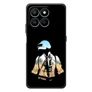 Силиконовый чехол с картинкой "Герой Pubg" на Huawei Honor 400 Smart (Пубг мен)