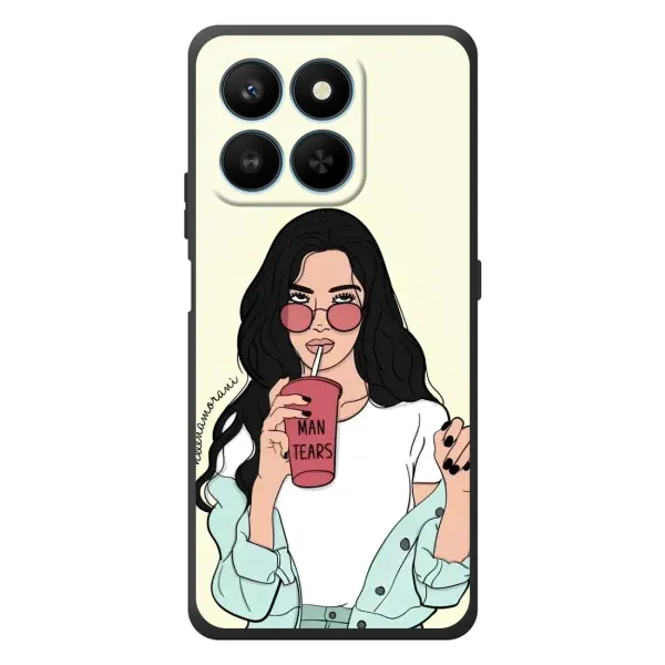 Чехол с рисунком «С напитком» для Huawei Honor 400 Smart Чехол с рисунком «С напитком» для Huawei Honor 400 Smart