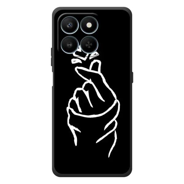 Чехол с рисунком «Сердце на черном» для Huawei Honor 400 Smart Чехол с рисунком «Сердце на черном» для Huawei Honor 400 Smart