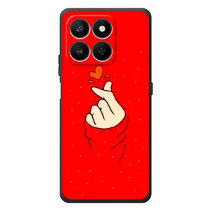 Чохол (Знак сердечка) для Huawei Honor 400 Smart (Сердечко на червоному)