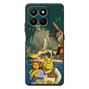 Друкований чохол з принтом Шрек для Huawei Honor 400 Smart (Шрек і Фіона)
