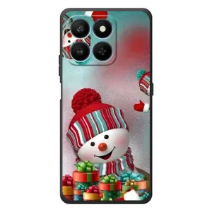 Чехлы на Новый Год Huawei Honor 400 Smart (Снеговик в шапке)