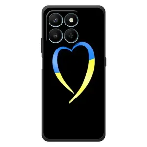Силиконовый Чехол на Huawei Honor 400 Smart (Я-Украина) (Украинское сердце)