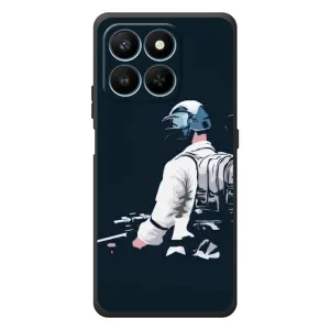 Силиконовый чехол с картинкой "Герой Pubg" на Huawei Honor 400 Smart (В экиперовке)