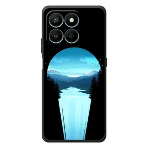 Летний Чехол на Huawei Honor 400 Smart (Синий Водопад)