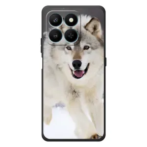 Чехол с Волком на Huawei Honor 400 Smart (Волк на снегу)