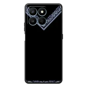 Силиконовый Чехол на Huawei Honor 400 Smart (Воротник вышиванки)