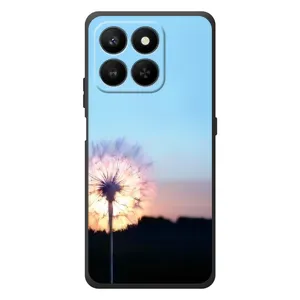Силіконовий Чохол з кульбабками на Huawei Honor 400 Smart (Захід з кульбабкою)