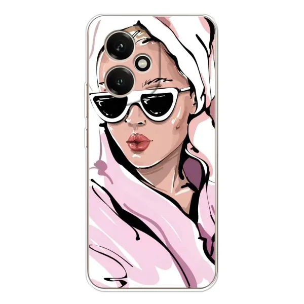 Чехол с рисунком «Девушка в халате» для Huawei Honor 400