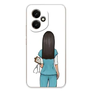 Силиконовый бампер (Работники) на Huawei Honor 400 (Доктор)