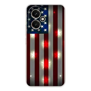 Чехол Флаг USA для Huawei Honor 400 (Флаг США 2)