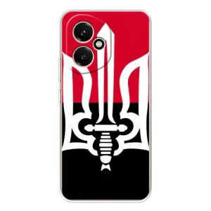 Чехлы УПА (Красно-Чёрный) на Huawei Honor 400 (Герб Украины)