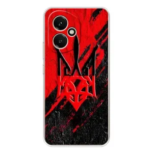 Чехлы УПА (Красно-Чёрный) на Huawei Honor 400 (Герб в цвете УПА)