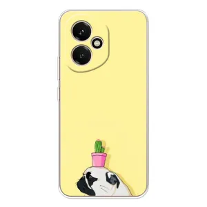 Бампер для Huawei Honor 400 з картинкою "Песики" (Кактус на голові)