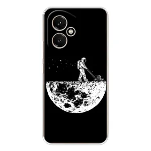 Силиконовый Чехол с принтом "Космонавты" на Huawei Honor 400 (Космонавт)