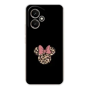 Чехол с леопардовым принтом на Huawei Honor 400 (Леопардовая Минни)