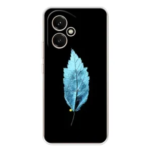Чохол з картинками на чорному фоні для Huawei Honor 400 (Листя)