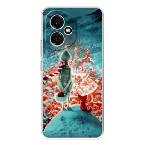 Чехол ГРИНЧ для Huawei Honor 400 можно записать русскими буквами и цифрами как: Хуавей Онор 400. (Новогодний Гринч)