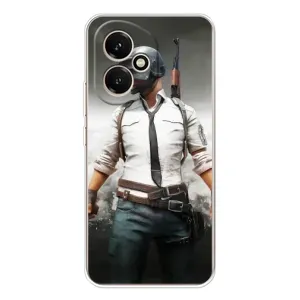 Силиконовый чехол с картинкой "Герой Pubg" на Huawei Honor 400 (Пабг)