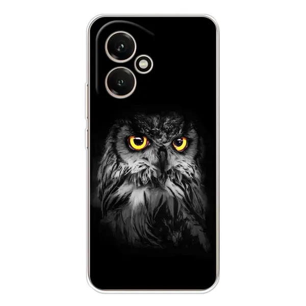 Чехол с рисунком «Сова на чёрном» для Huawei Honor 400 Чехол с рисунком «Сова на чёрном» для Huawei Honor 400