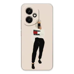 Силиконовый Чехол на Huawei Honor 400 с картинкой Стильных Девушек (Стильная)