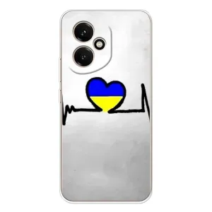 Силиконовый Чехол на Huawei Honor 400 (Я-Украина) (Украинская кардиограмма)