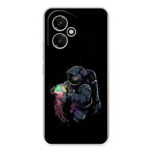Силиконовый Чехол с принтом "Космонавты" на Huawei Honor 400 (В руках земля)