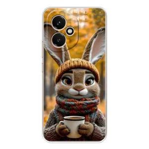 Друкований чохол 'Звірята з кавою' для Huawei Honor 400 (Зайчик з кавою)