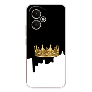 Чехол (Корона на чёрном фоне) для Huawei Honor 400 можно записать русскими буквами и цифрами как: Хуавей Онор 400. (Золотая корона)