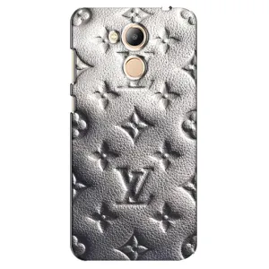 Текстурный Чехол Louis Vuitton для Хуавей Хонор 6С Про (Бежевый ЛВ)