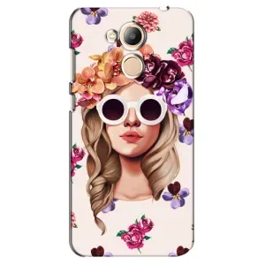 Чехол с картинкой Модные Девчонки Huawei Honor 6c Pro (Девушка в очках)