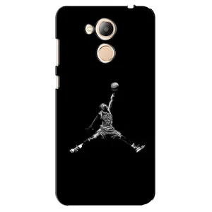 Силіконовый Чохол Nike Air Jordan на Хуавей Хонор 6С Про (Джордан)