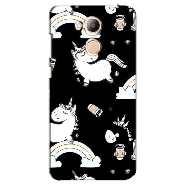 Чехол с рисунком «Единорог с кофе» для Huawei Honor 6c Pro Чехол с рисунком «Единорог с кофе» для Huawei Honor 6c Pro