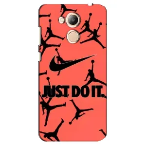 Силиконовый Чехол Nike Air Jordan на Хуавей Хонор 6С Про (Just Do It)