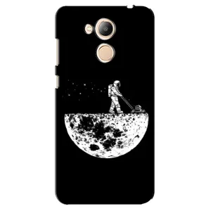 Силиконовый Чехол с принтом "Космонавты" на Huawei Honor 6c Pro (Космонавт)