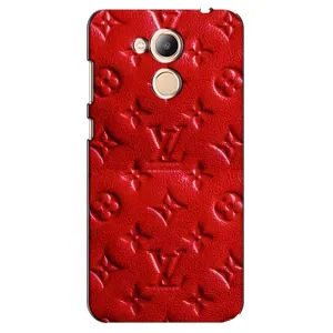 Текстурний Чохол Louis Vuitton для Хуавей Хонор 6С Про (Червоний ЛВ)