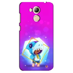 Чехол Бравл Старс для Huawei Honor 6c Pro (Леон в костюме Акулы)