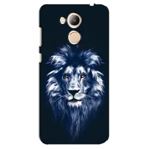 Чохол з картинкою на Huawei Honor 6c Pro (Лев – синій)