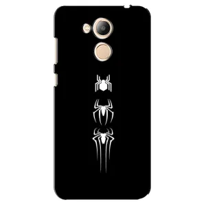 Чехол Супергерой Человека Паука на Huawei Honor 6c Pro (Лого паука)